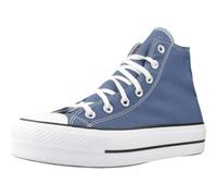 Converse CTAS Lift Hi Women's Casual Lace-Up Trainers, Slacker Blue White Black, 7 UK