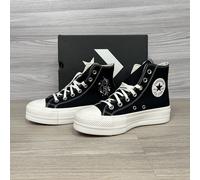 Converse CTAS Lift Platform High Tops Rose Quartz Black Size 4.5 Trainer Shoes