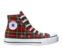 Converse Eu 35 UK 3 Chucks Red Checkered Tartan Punk Limited Edition Taylor