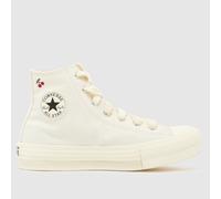 Converse Kids Chuck Taylor All Star Eva Lift High Top, Cream, Size 4 Older Cream
