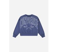 Converse Girls Relaxed Boxy Graphic Sweatshirt in Blue - Blue - 10 - 12 Yrs
