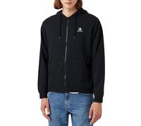 Converse Go-To Chuck Patch Full Zip Hoodie Black Code 10023871-A01, black / white, M