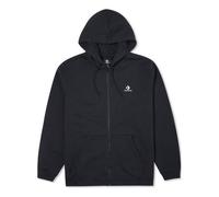 Converse Go-To Embroidered Star Chevron Standard Fit Full-Zip Hoodie Asia Sizing 'Black' 10024511-A01 XS