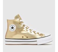 Converse gold all star lift hi eva Girls Youth trainers UK 3 (EU 35½)