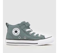 Converse Grey All Star Malden Street Boys Junior Trainers UK 2 (EU 34)