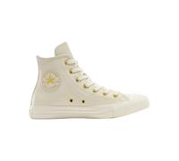 Converse - High leather sneakers - Chuck Taylor All Star Hi Egret/Egret/Gold for Women - Size 7 UK - Beige Beige 7 UK