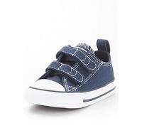 Converse Infant Boys Easy-On Velcro Ox Trainers - Navy/White, Navy/White, Size 4 Younger Navy/White