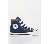 Converse Infant Boys Hi Top Trainers, Navy, Size 4 Younger Navy