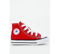 Converse Infant Hi Top Trainer, Red, Size 3 Younger Red