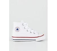 Converse Infant Hi Top Trainer, White/Red/Blue, Size 3 Younger White/Red/Blue