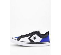 Converse Junior Pro Blaze Trainers, White/Blue/Black, Size 4 Older White/Blue/Black
