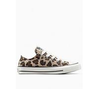Converse Juniors Chuck Taylor All Star Ox Animal Print - Brown, Brown, Size 4 Older Brown