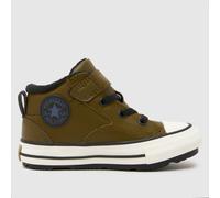 Converse Khaki All Star Malden Street Boys Toddler Trainers UK 4 (EU 20)
