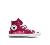 Converse Kids Chuck Taylor All Star Glitter Easy-On High Tops, Pink, Size 2 Older Pink