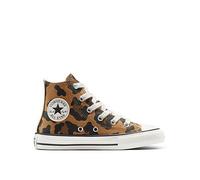 Converse Kids Chuck Taylor All Star Hi Tops Animal Print - Brown, Brown, Size 13 Younger Brown