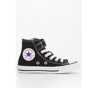 Converse Kids Easy-on Velcro Hi Top Trainers - Black, Black, Size 10 Younger Black
