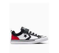 Converse Kids Pro Blaze Strap Leather Ox - Black, Black/Red/White, Size 11 Younger Black/Red/White