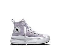 Converse Kids Seasonal Colour Chuck Taylor All Star Move Trainers, Purple, Size 1 Older Purple