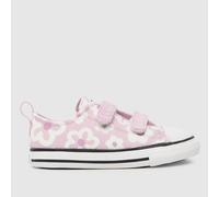 Converse Lilac All Star Lo 2V Girls Toddler Trainers UK 4 (EU 20)