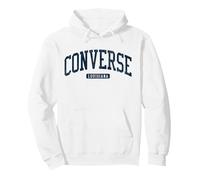 Converse Louisiana LA College University Style Blue Pullover Hoodie, Adult Unisex, White, Small