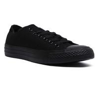 Converse M5039 CtAs Unisex Low Top Trainers In Black Mono Size UK 3 - 12