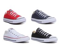 Converse M7652C Ox All Star Low Top Lace Up Womens Trainer In White UK 3 - 7