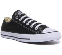 Converse M9166 All Star Ox Core Lace Up Mens Trainer In Black UK 7- 13