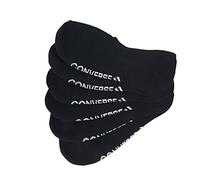 Converse Men's 3 Pack Half Cushion Ultra Low Socks No Show Made For Chucks Shoe Size 6-12 (Shoreline Blue/LGH/LGH)