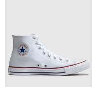 Converse Men's All Star Hi Trainers in White, Canvas, Size: 11 UK 11