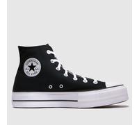 Converse Men's All Star Lift Hi Trainers in Black & White, Size: 7 UK 7