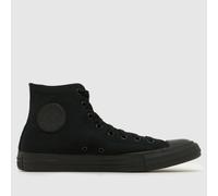 Converse Men's All Star Mono Hi Trainers in Black, Canvas, Size: 11 UK 11