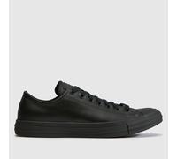 Converse Shoes (Trainers) ALL STAR LEATHER OX in Black 8.5