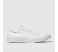 Converse Men's All Star Mono Ox Trainers in White, Leather, Size: 8 UK 8