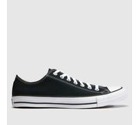 Converse Men's All Star Ox Trainers in Black, Canvas, Size: 9.5 UK 9.5