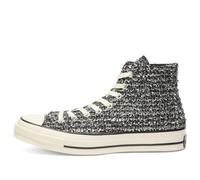 Converse Men's Chuck 70 High Sneaker Black/Silver/Egret UK 8