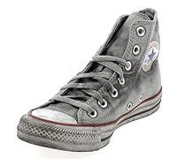 CONVERSE Men's Chuck Taylor All Star Canvas LTD Sneaker, Gray/Gray/White, 4.5 UK