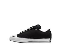 Converse Men's Chuck Taylor All Star Low-top Puffed Sneaker, Black/White, 10.5 UK