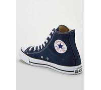 Converse Mens Hi Top Trainers, Navy/White, Size 8, Men Navy/White
