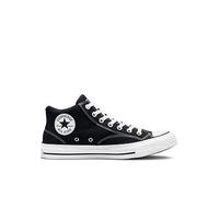 Converse Mens Malden Street Mid Trainers, Black/White/Black, Size 6, Men Black/White/Black