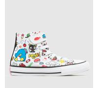 Converse Multi All Star Hi 1V Hello Kitty Girls Junior Trainers UK 11 (EU 28½)