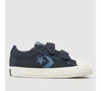 Converse Navy & Pl Blue Star Player 76 V Boys Toddler Trainers UK 2 (EU 18)