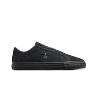 Converse One Star Pro Classic Suede Low-Top Shoe Cotton In Black, Size 8