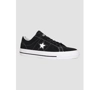 Converse Men's One Star Suede Ox Sneakers, Black/Black/White, 8.5 UK