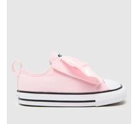 Converse Pale Pink All Star One Strap Girls Toddler Trainers UK 8 (EU 24)