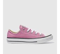 Converse Pink All Star Lo Girls Junior Trainers UK 12 (EU 30)