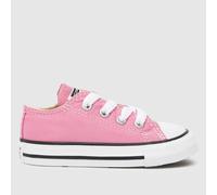 Converse Pink All Star Lo Girls Toddler Trainers UK 9 (EU 25)