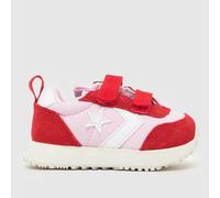 Converse Pink Multi Omega 2V Girls Toddler Trainers UK 2 (EU 18)