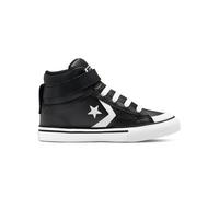 Converse Pro Blaze Strap Leather High-Top Shoe For Kids In Black, Size 1 Black 1