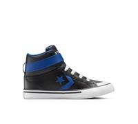 Converse Pro Blaze Strap Leather High-Top Shoe For Kids In Black, Size 1 Black 1