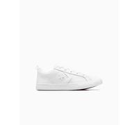 Converse Pro Blaze Strap Leather Low-Top Shoe For Kids In White, Size 5